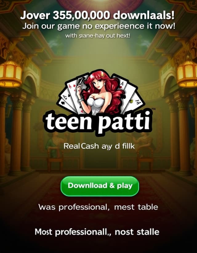 Teen Patti Real Game Banner